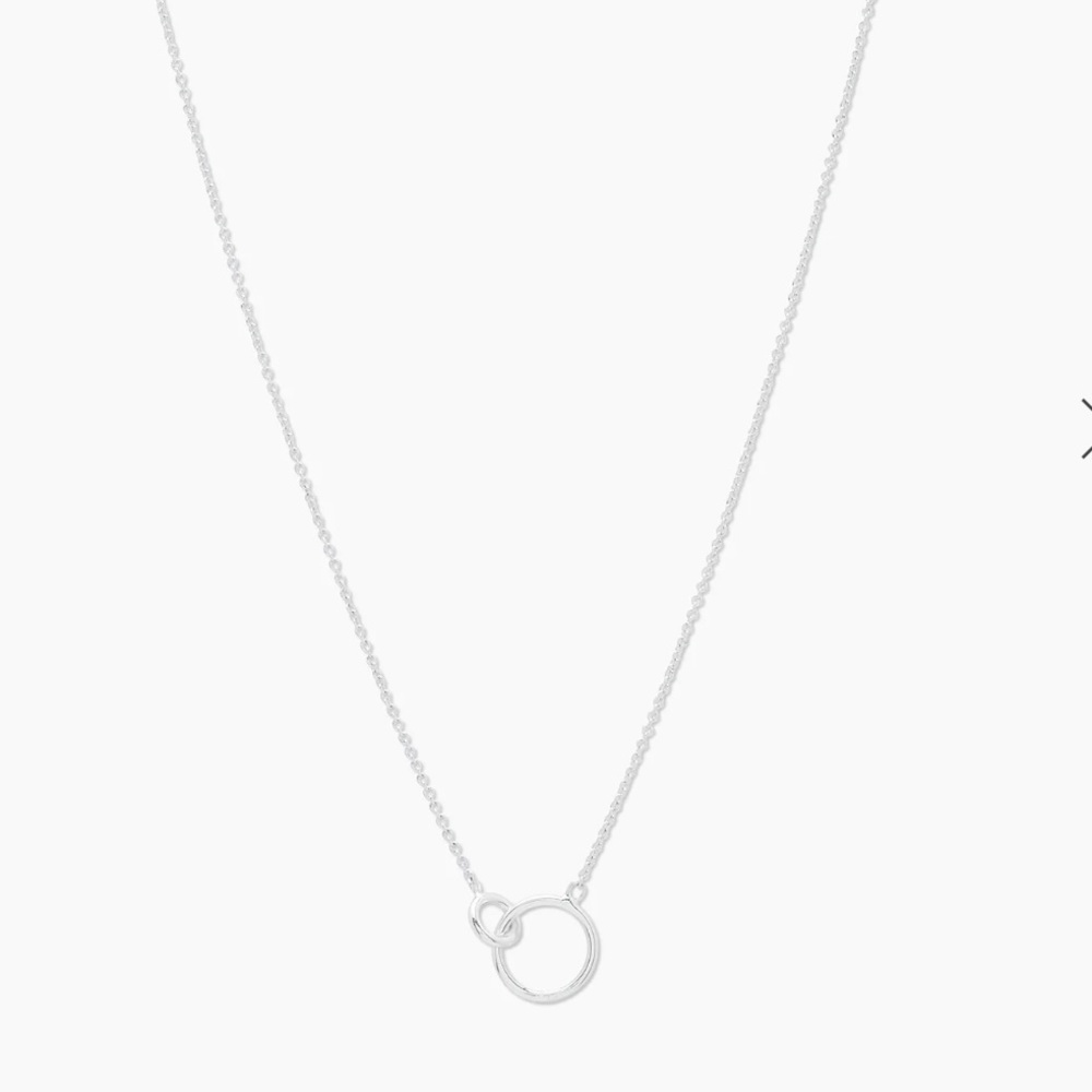 Silver Gorjana Wilshire Charm Necklace
